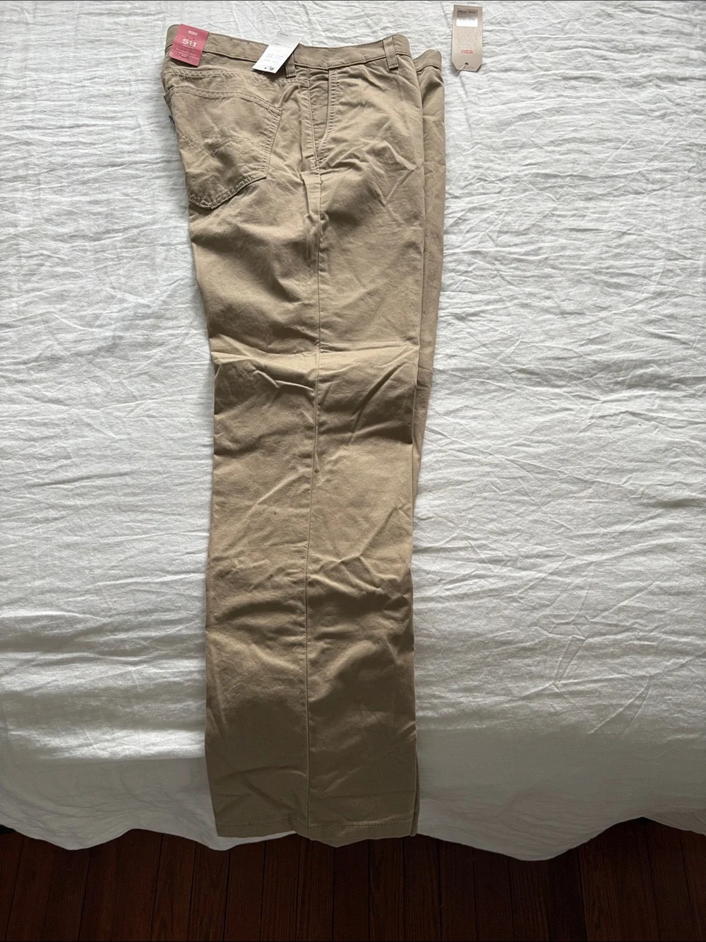 Levi's Men's Khaki 511 Slim Straight Chino Pants